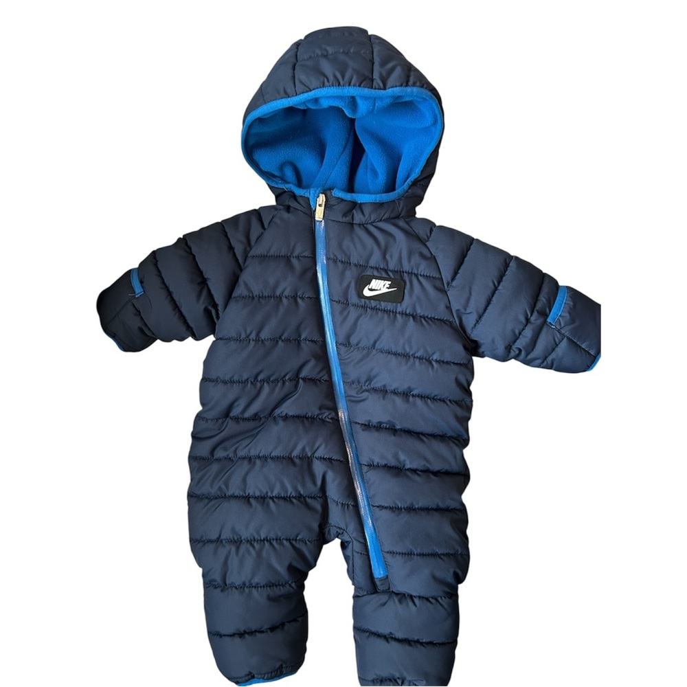 Nike Kids Blue One Piece Snowsuit 3/6 months